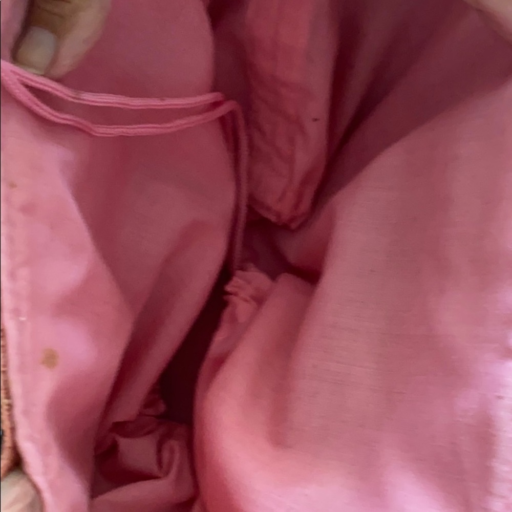 Pink Blooming Bag With Inside Pull String Liner - image 6